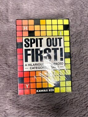 BRAND NEW Spit Out First! Party Card Game